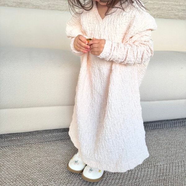 Mini baby pink kaftan