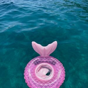 Mermaid inflatable swimming